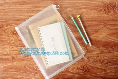 Zipper Slider Clear Pvc Bag For toothbrush bag, Stationery Ruler Set Packaging Bag with Slider, ziplock pvc bag slider t