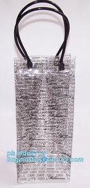 slider ziplock PVC cosmetic bag promotional custom printed plastic bag, Eco-friendly frosted clear pvc plastic garment b
