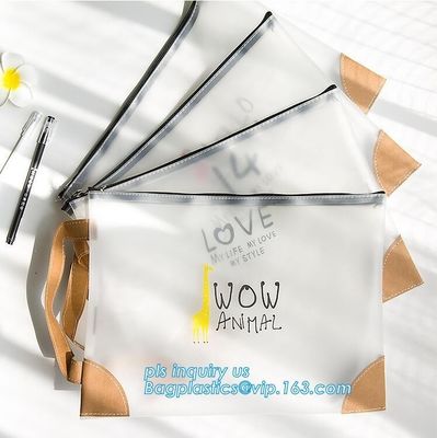 top slider ziplock OEM cheap china zipper bag, Slider zipper Clear pvc bag for package Vinyl transparent pvc bag cosmeti