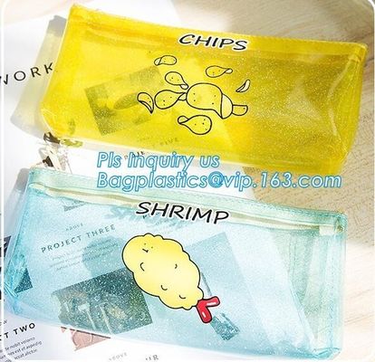 Recyclable Plastic Clear frotsed Matte Vinyl Slider Ziplock PVC Bag Packaging, slider zipper bag for garment packaging