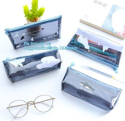 slider zipper pvc pouch clear vinyl pvc ziplock bag, OEM clear plastic zipper pouch/ clear vinyl slider zipper bag