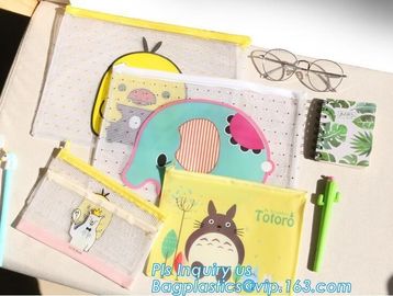 slider zipper pvc pouch clear vinyl pvc ziplock bag, water proof cosmetic vinyl PVC/EVA slider zipper plastic bags