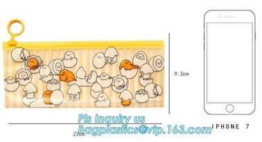 slider zipper pvc pouch clear vinyl pvc ziplock bag, water proof cosmetic vinyl PVC/EVA slider zipper plastic bags