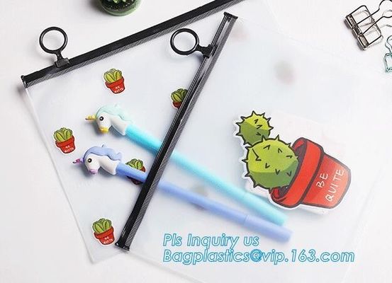 Eco-Friendly EVA Packaging Bag With Zipper Slider Women Waterproof Beach Towel Swimwear Wet Bikini Bag