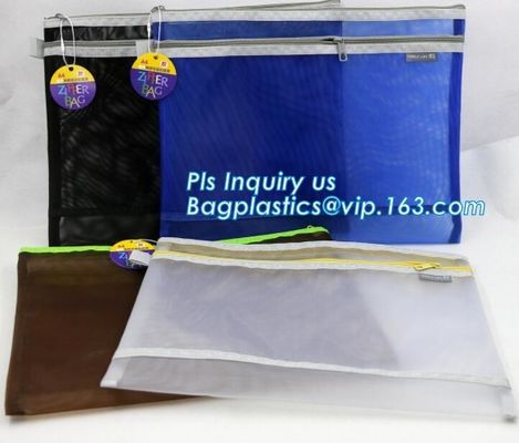 Colorful nylon zipper file folder bag with your own logo, zipper lock file bag, zipper file folder bag, carrying file ba