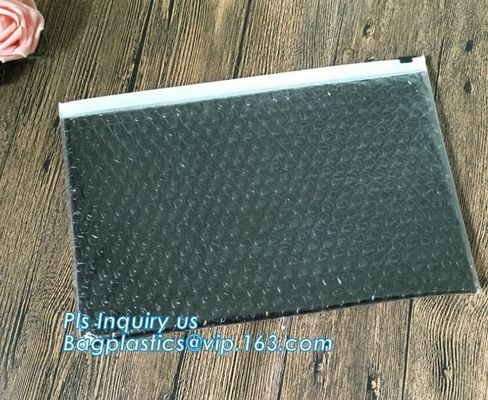 Slider Ziplock Bubble Bag/ China Manufacturer Custom Printed Bubble Bag, Slider bubble bag, Reclosable With custom Bubb