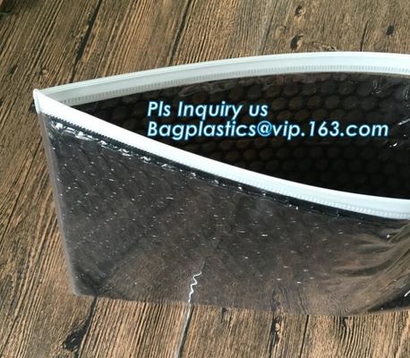 Air Bubble Bag with Slider Zipper, Pink Bubble Bag, Custom Printed Slider Ziplock Bubble Bag, Anti Shock Plastic PE Mate