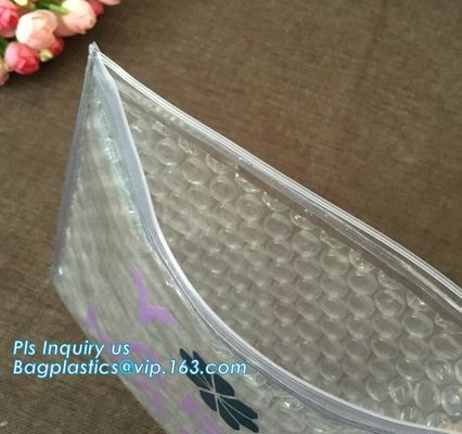 Mailer Slider Air Ziplock Bubble Bag, Air Bubble Slider Bag/Big Discount 3 Side Seal Ziplock Bubble Bag, slider zipper b