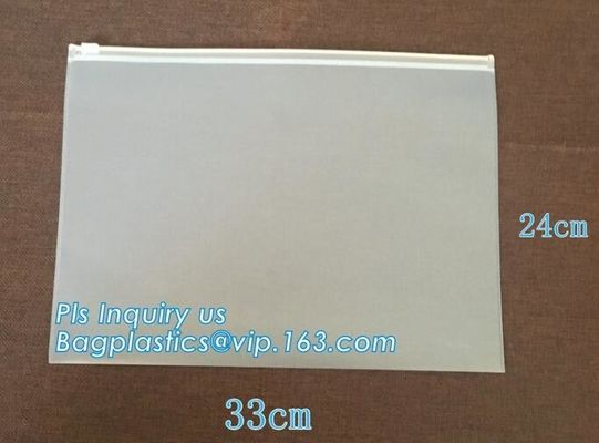 resealable mini plastic slider ldpe zipper storage bags, transparent slider zipper bag/ziplock packing garment / clothes