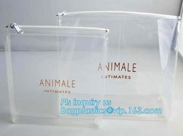 Printed slider ziplock plastic resealable clothes zipper bag, Eva Plastic Slider Zipper Clothes Packing Bag With Custom