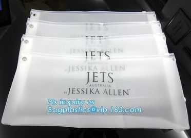 plastic underwear packing pe ziplock zipper slider bag, zipper bag vinyl toiletry zipper bag pvc slider bag, slider zipp