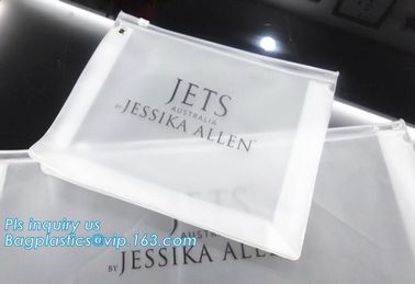 plastic underwear packing pe ziplock zipper slider bag, zipper bag vinyl toiletry zipper bag pvc slider bag, slider zipp