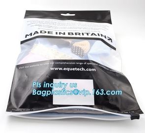 plastic underwear packing pe ziplock zipper slider bag, zipper bag vinyl toiletry zipper bag pvc slider bag, slider zipp