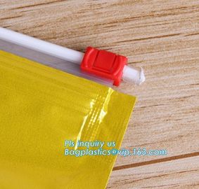 Square bottom slider ziplock plastic packaging bag for dog cat, quad seal bottom and bottom load metallized film slider