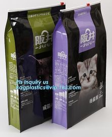 Slider Ziplock Animal Feed Packaging Bag Plastic Dog Food Bag, Packing Resealable Zip Lock 2Kg Dog Pet Food Packaging Ba