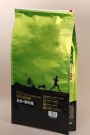 Manufacturer 2kg odm oem slider flat bottom bag dog cat wholesale custom pet food packing, Slider ziplock flat bottom do