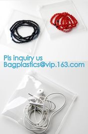 ziplock plastic waterproof bag for swimsuit, slider pvc packing bag for shampoo promotion, Zipper slider clear shopping