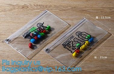 Packaging Poly Bag For Garment/Food /Electronic Products, Toothbrush zipper PVC packing Bag, ziplock plastic bags waterp