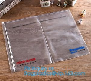 plastic slider garment bag, packaging for shirts/clothing/underwear, ziplock slider travel toothbrush toothpaste bag