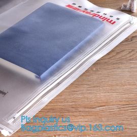 plastic slider garment bag, packaging for shirts/clothing/underwear, ziplock slider travel toothbrush toothpaste bag