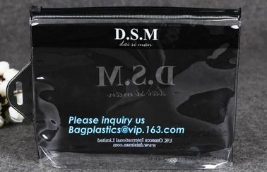 vinyl toiletry zipper bag pvc slider bag, Zipper Sliders Zip Lock Vinyl PVC Bags, Slider Ziplock Storage Makeup Pouch Co