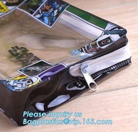 slider zip lock plastic cosmetic bags, Supply custom pvc ziplock pouch slider zipper plastic garment t shirt bags, Clear