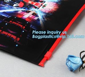 Custom Mini Ziplock Bag,Frosted Pvc Ziplock Bag, Zipper Slider Frosty Soft Bag Pouch, travel cosmetic makeup slider bag