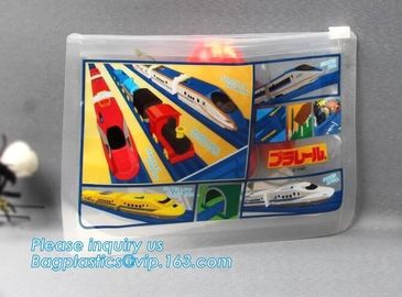 Eco-friendly slider customized logo transparent plastic cosmetic bag, gift packing pvc ziplock cosmetic makeup bags, Doc