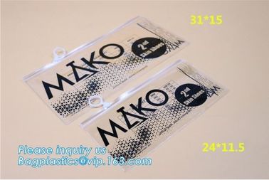 Ziplock Zipper Slider Bags Heavy Duty, MultiFunctional clear zipper slider pvc bikini packing swimming bag, frosted swim