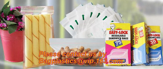 100% virgin LDPE plastic slider zip lock bag with customer printing, zipper bags, sliders, Napkins Tissues Toilet Rolls