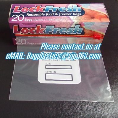 mini slider lock bag zipper reclosable bag vinyl slider zipper bag, Lock Fresh, Seal Fresh, essential housewares, house