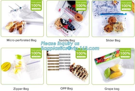 slider ziplock bag doypack zipper/ECO-friendly slider bag, Slider Bags Stand Up Slider Bags For Food, frosted zipper loc