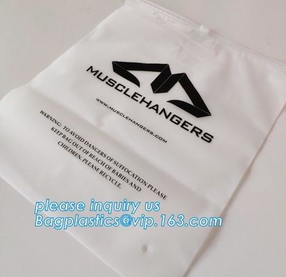 Custom Print Soft Matte CPE Swimwear Clothes Package Slider Zipper Wet Bag,Eco-friendly Transparent swimwear packaging e