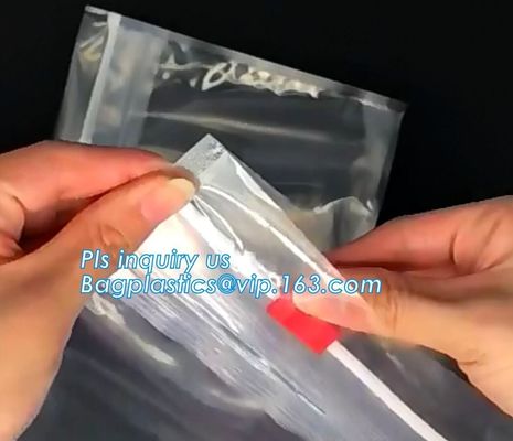 PE EVA Slider Zip Reclosable Bags, resealable ziplock slider bag 5kg 10kg 15kg, eco-friendly Standup Cosmetic PVC Bag Wi