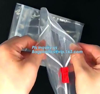 bag with plastic zipper and slider OEM orders are welcome, slider zip frosted soft touch plastic bag for T-Shirt packagi