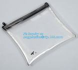 Promotional PVC Toiletry bag with zipper and slider, OEM logo slider zip lock bags, 5 lb 10lb 15lb 20lb 25lb Plastic Sta