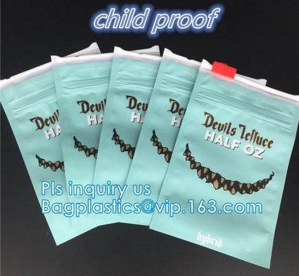 foil mylar ziplock bags /blend smell proof baggies, smell proof medical pharmacy use custom logo can nabi bags, Smell Pr