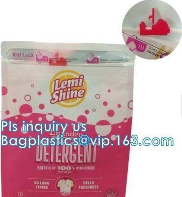 Child-resistant Packaging, Kraft Paper Child Resistant Bag, Opaque Plastic Lockable Medication Bag , Stand Up Ziplock Ba