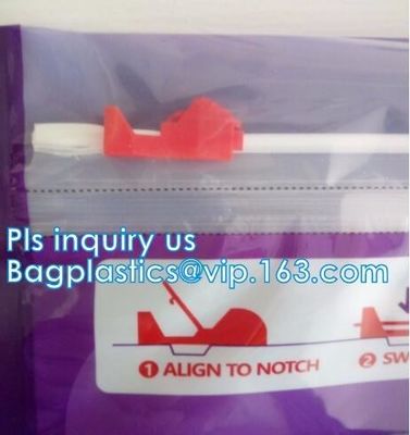 Child-resistant Packaging, Kraft Paper Child Resistant Bag, Opaque Plastic Lockable Medication Bag , Stand Up Ziplock Ba