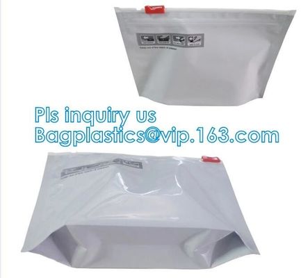 Plastic Top Open Child Proof Zipper Bags Matte Finish With Three Standard Sizes, MOPP Optional Size Child Safety Packagi