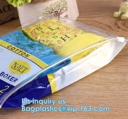 ZiplocK slider bags/slider zipper bag mobile phone cover/ cell phone cover packaging bag, Zipper PVC underwear package