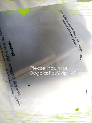 Bio degradable corn starch PLA Slider Zipper Bags, Compost Slider zipper bags, Eco Friendly zipper sldier, Biodegradable