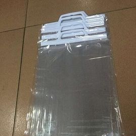 Rigid snip handle plastic bag/rigid snap handle bag/click up handle plastic bag,Hard handle bags/plastic rigid handle ba