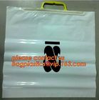 Heavy Duty Customized Printing Rigid Snap Handle Hard Plastic Bag,LDPE Rigid Handle Personal Belonging Bag bagplastics