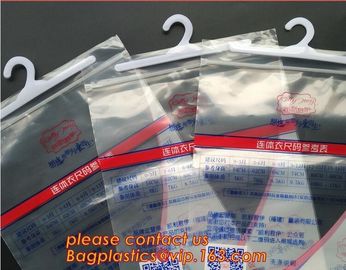 hanger hook plastic underwear packaging poly bags with hanger,Frosted PVC plastic hook bag button opening bagplastics