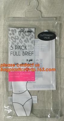 hook ziplock hanger bag for travel storage clothes,reliable manufacture cheap clear plastic pvc hanger bag for underwear