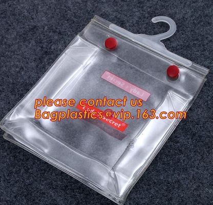 Foldable Coat Stereo Clear Hanging Hook Hanger Bag*,garment packing printed hanger bags with snap button closure bagease