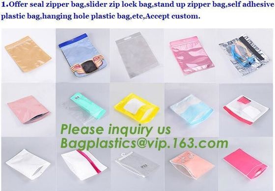 hanger bag with zip lock on the top,Frosted ziplock bag EVA PVC hanger bag for clothes, EVA frost drawstring bag, Froste