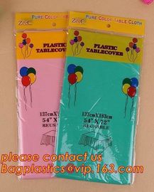 colorful plain plastic Table cloth roll, Popular new products lace table cloth in roll, Disposable roll vinyl table clot