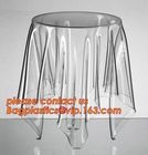 ECO 0.23mm Multi Sizes Customization Made Soft Glass Transparent Waterproof Oilproof PVC Tablecloths Table Cover TPU EVA